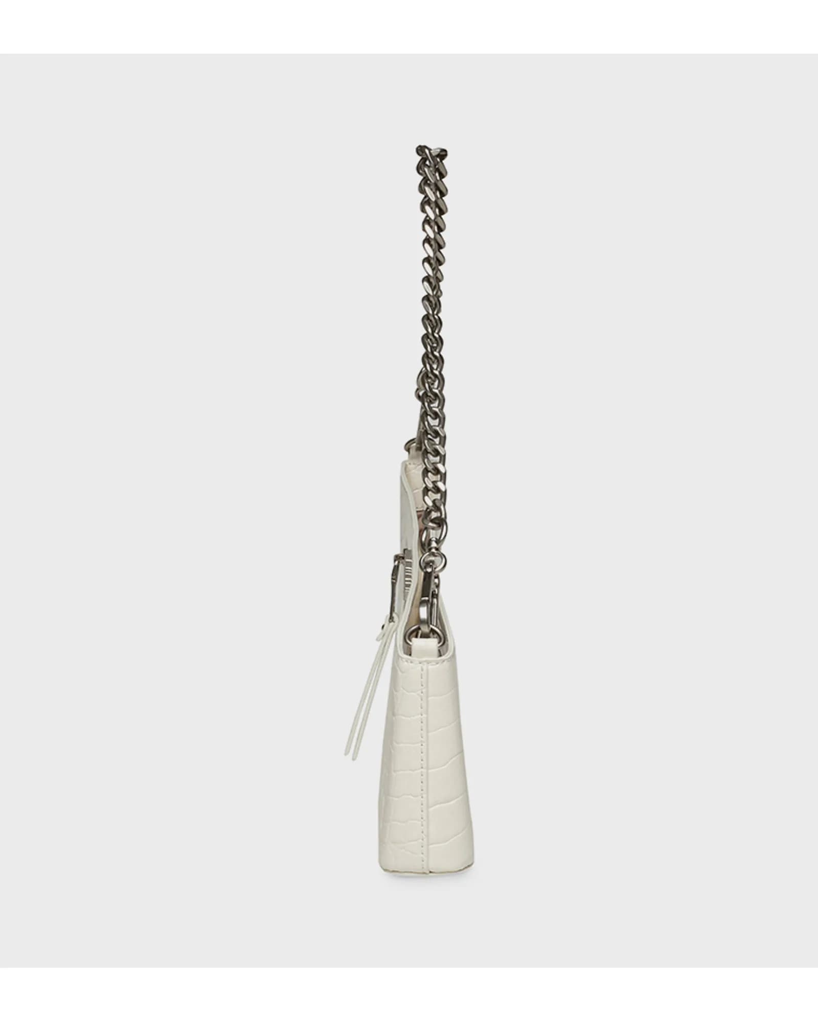 STEVE MADDEN BTATE WHITE SHOULDER BAG