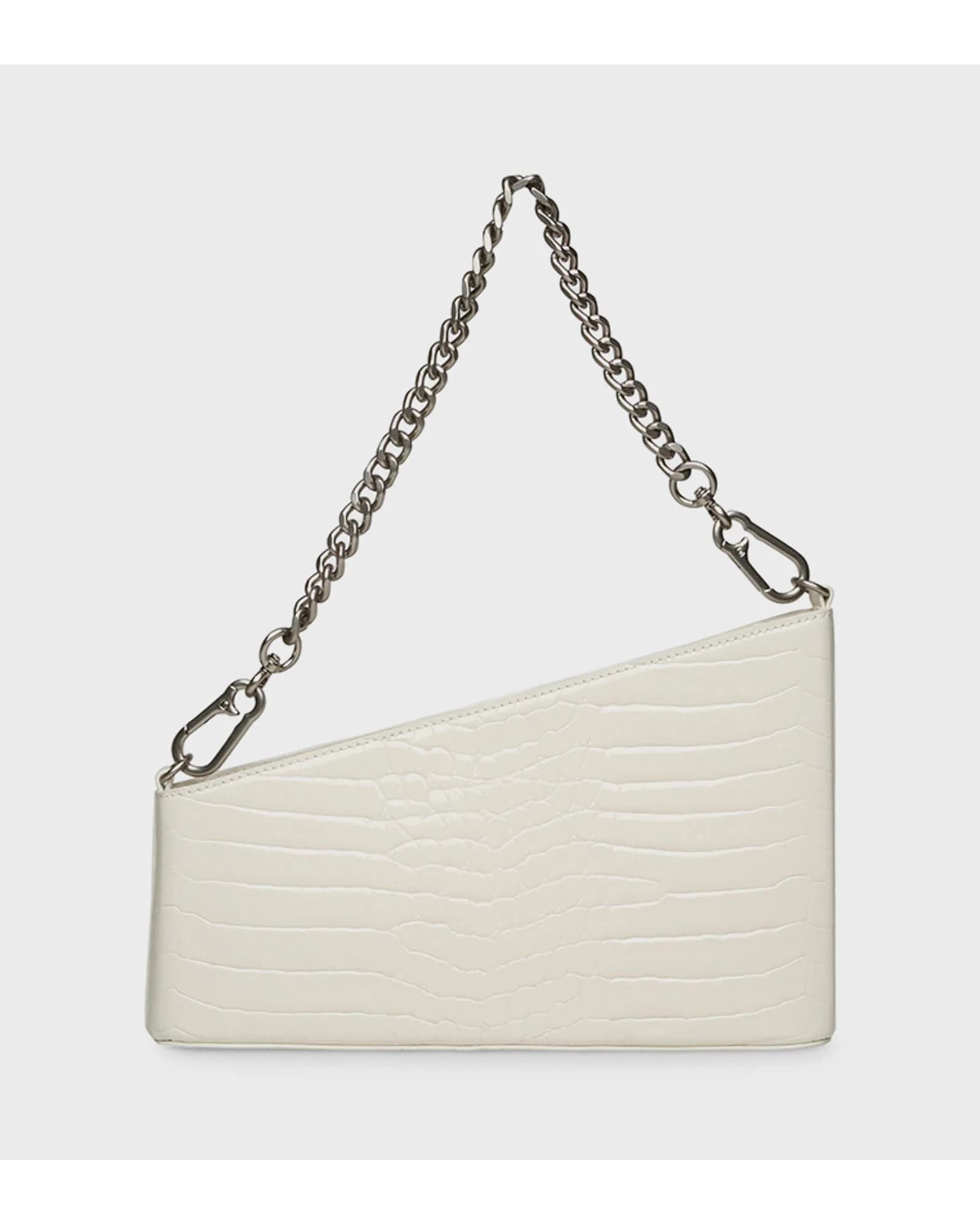 STEVE MADDEN BTATE WHITE SHOULDER BAG