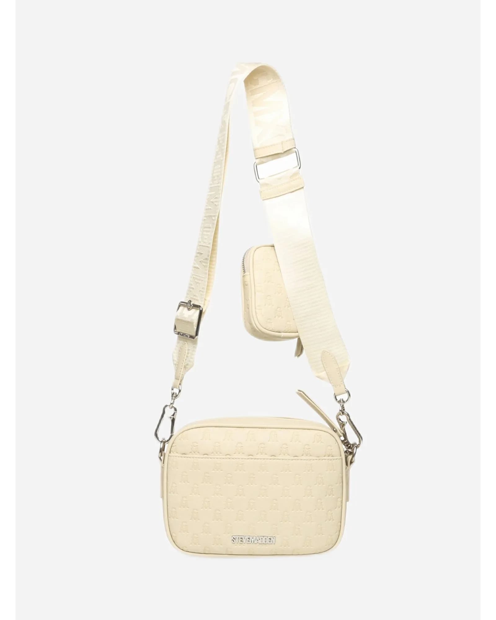 STEVE MADDEN BLOLLA BONE/SIL CAMERA BAG