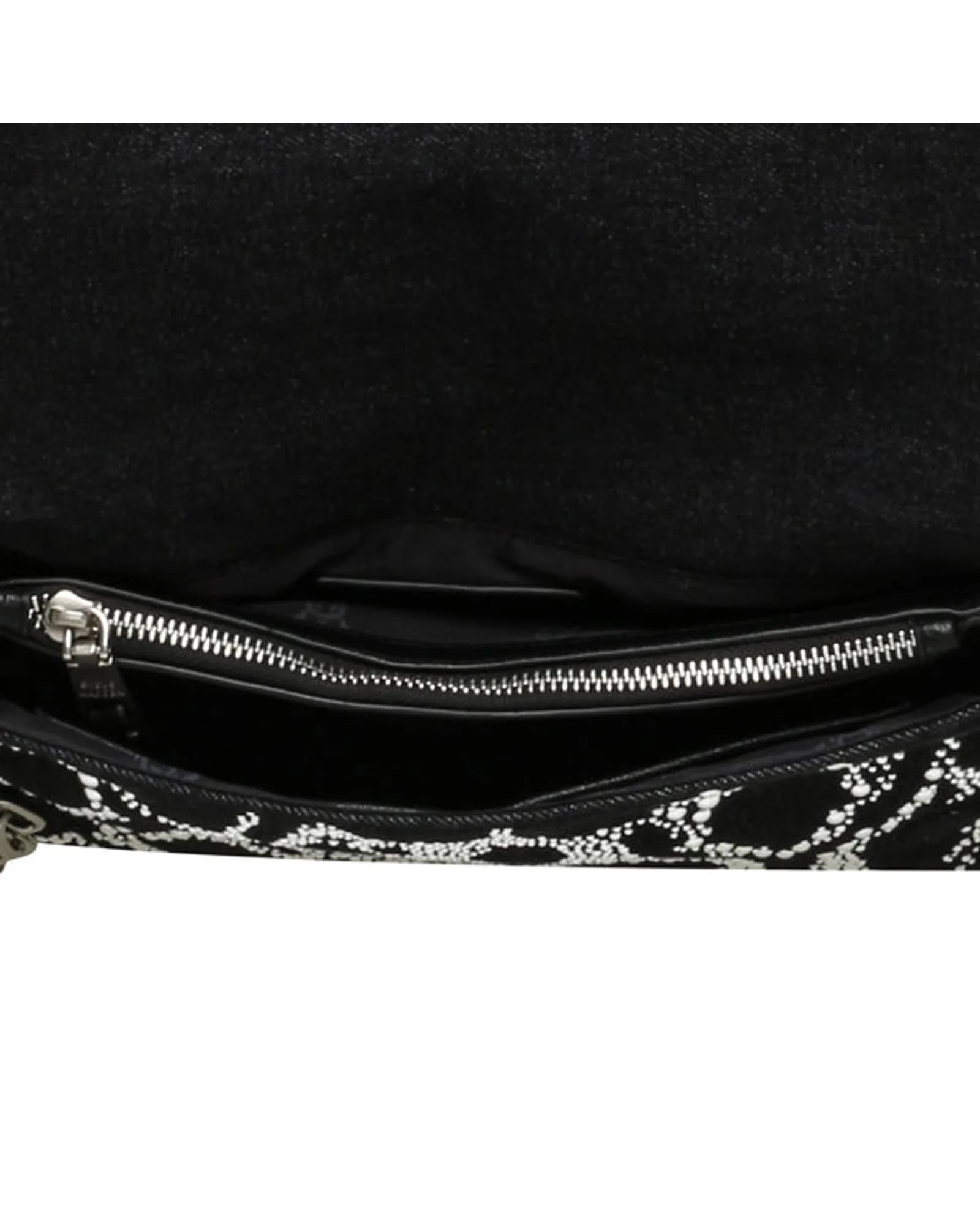 STEVE MADDEN BRYLIE BLK/SIL CROSSBODY
