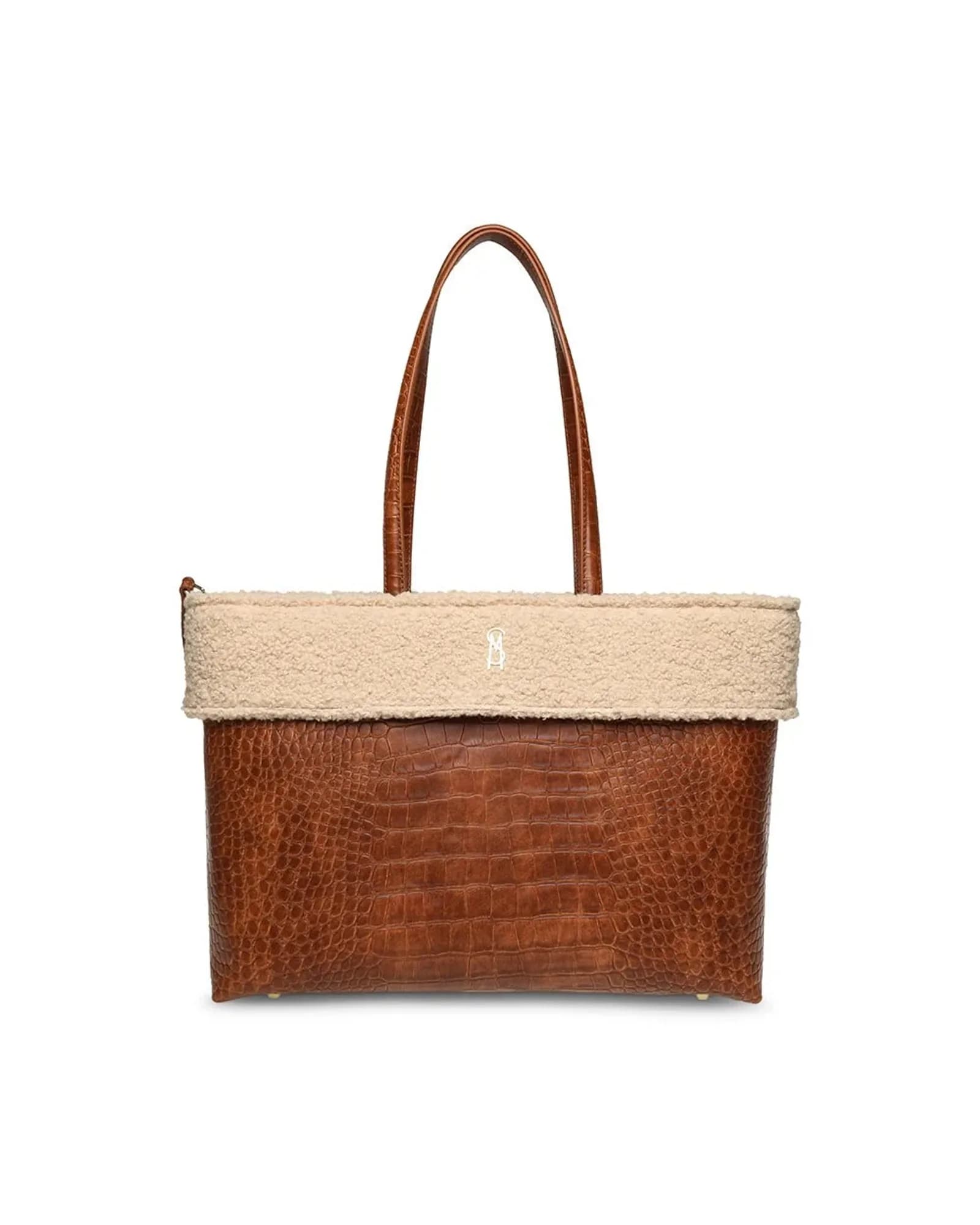 STEVE MADDEN BAMAIA COGNAC TOTE