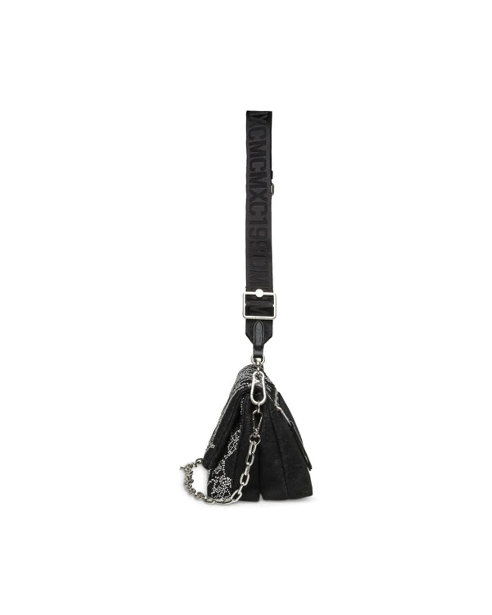 STEVE MADDEN BRYLIE BLK/SIL CROSSBODY
