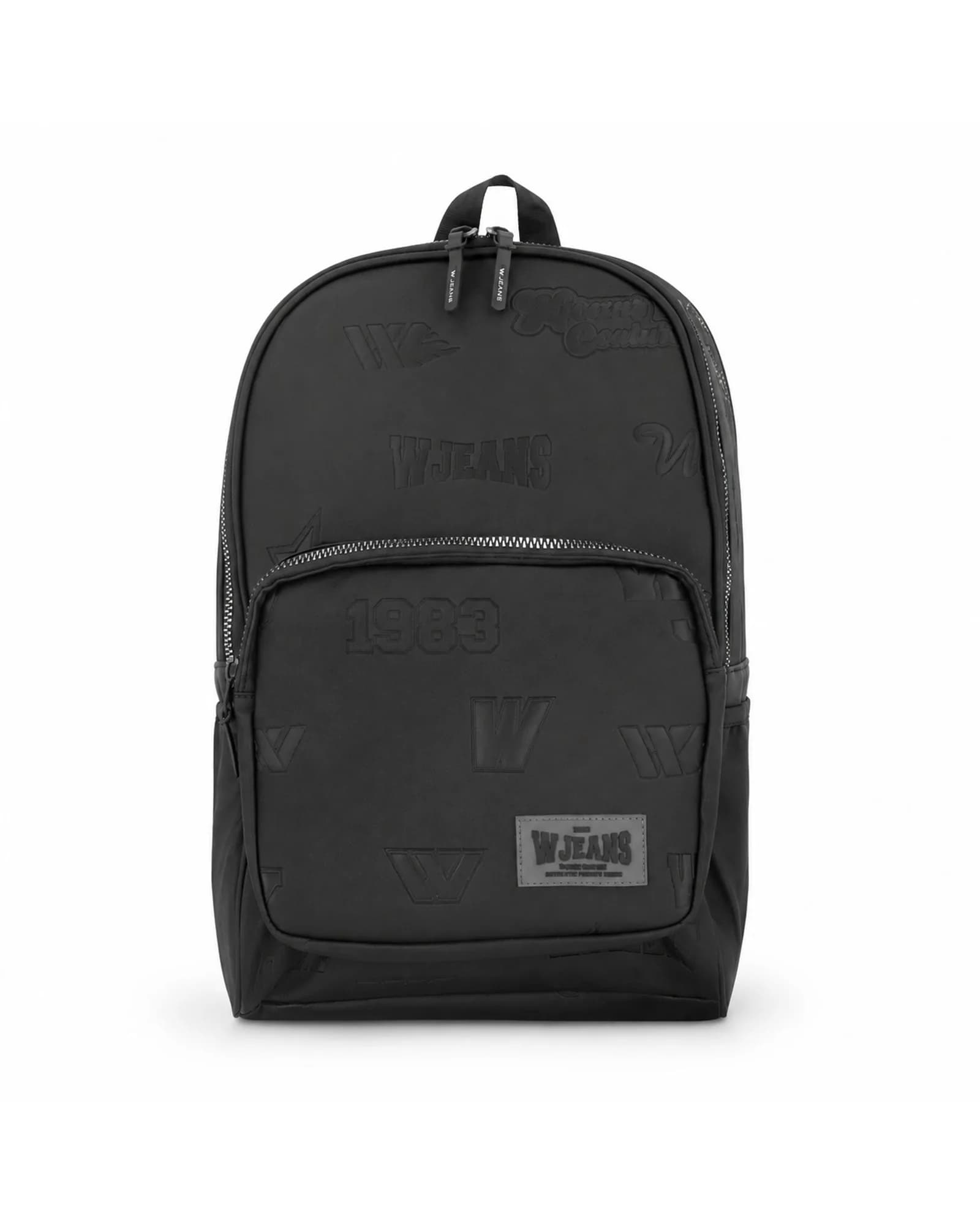 ICON PARIS Camo Logo Backpack – Black/White