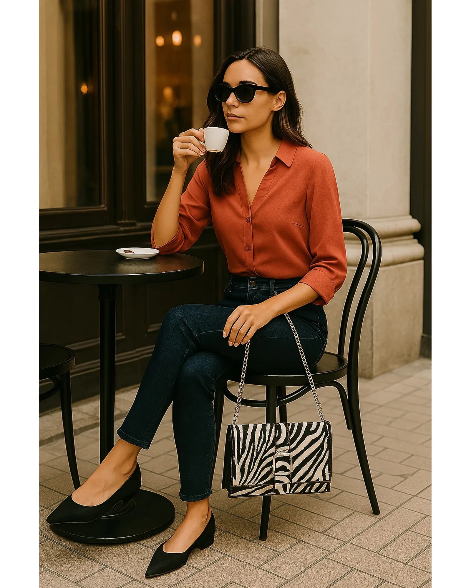 STEVE MADDEN BZETA ZEBRA SHOULDER BAG