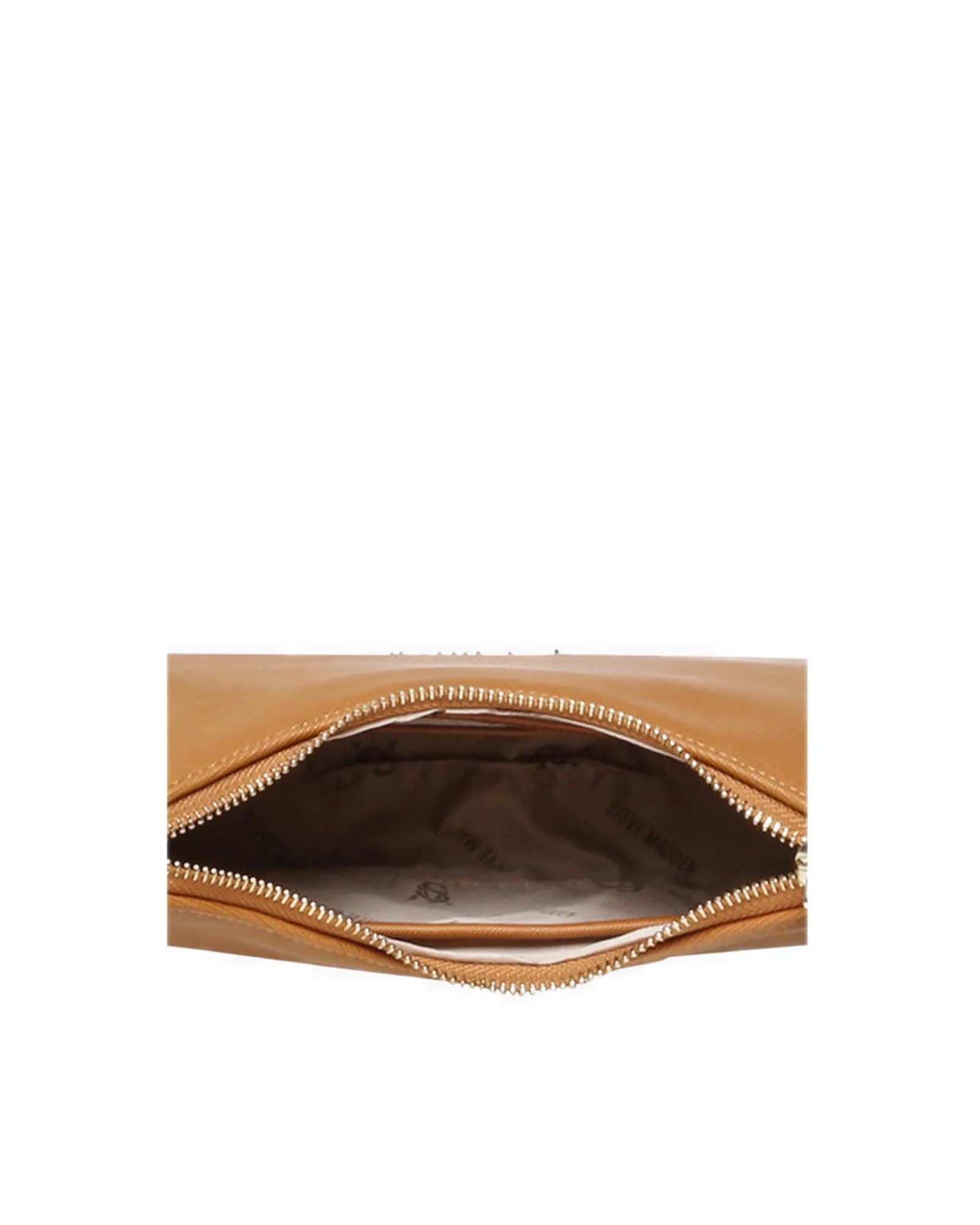 STEVE MADDEN BSIN CAMEL/GOLD CROSSBODY
