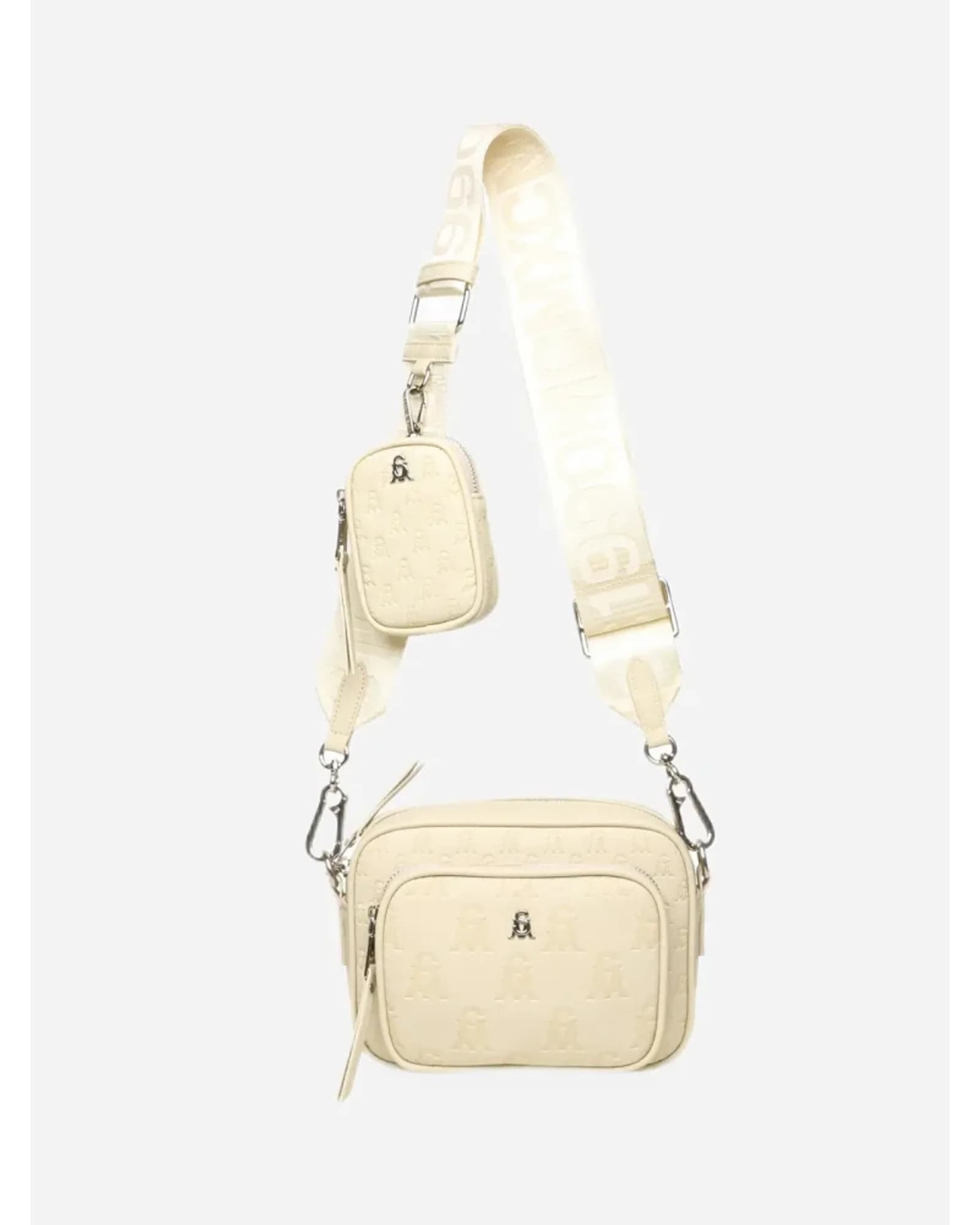 STEVE MADDEN BLOLLA BONE/SIL CAMERA BAG